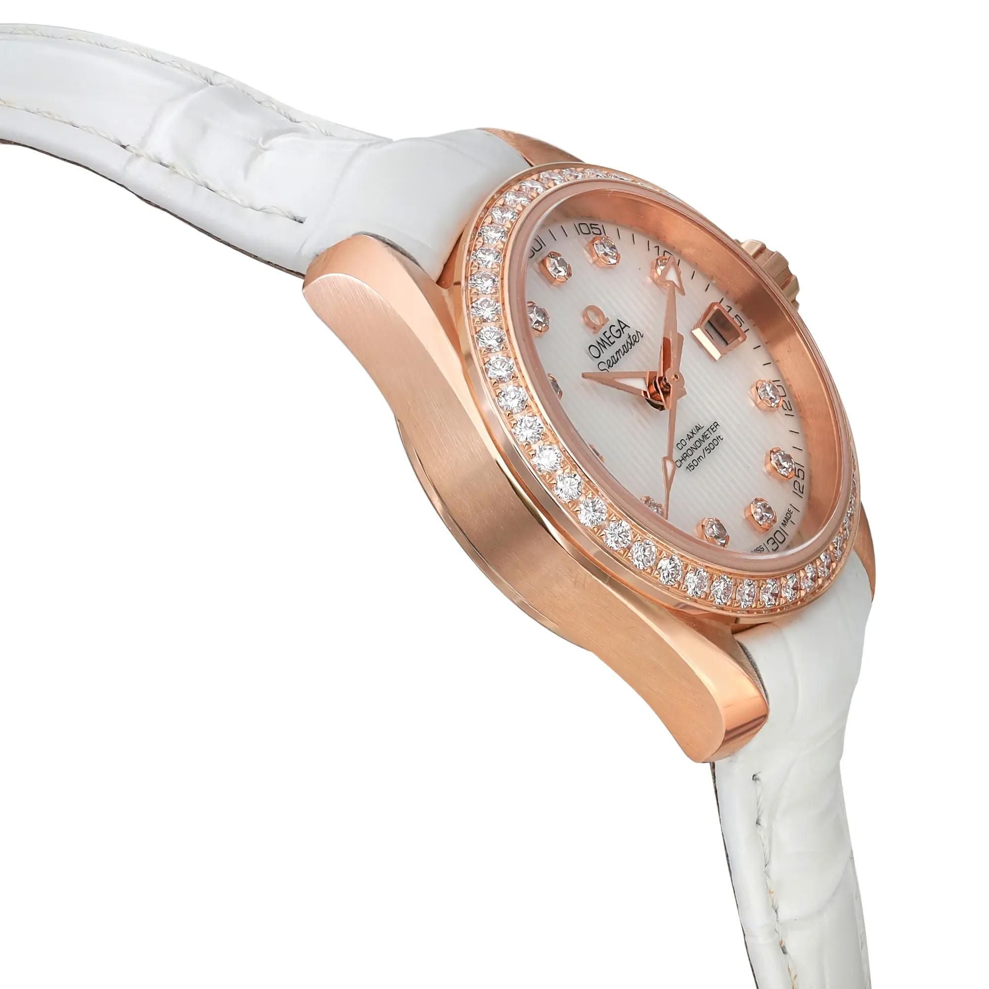 Omega Seamaster Aqua Terra Diamond MOP Dial Automatic Watch 231.58.30.20.55.001