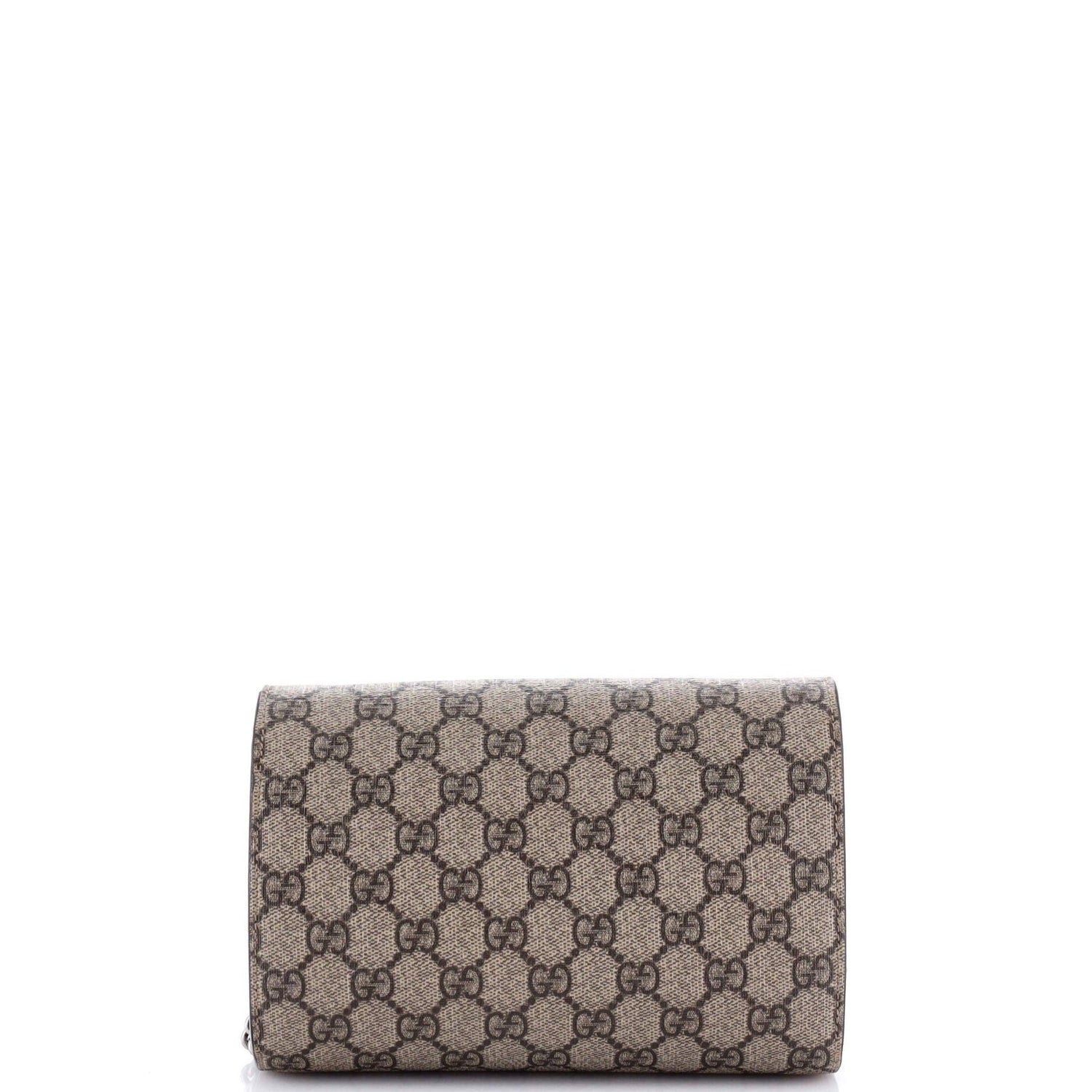 Gucci Dionysus Chain Wallet Gg Coated Canvas Small