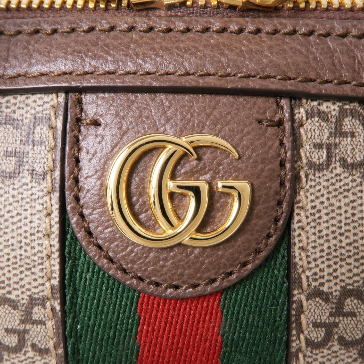 Gucci Painted Canvas Ophidia Gg Hand-turned Shoulder And Back Bag 2way Shoulder Bag Brown Pvc Coated Canvas 772061