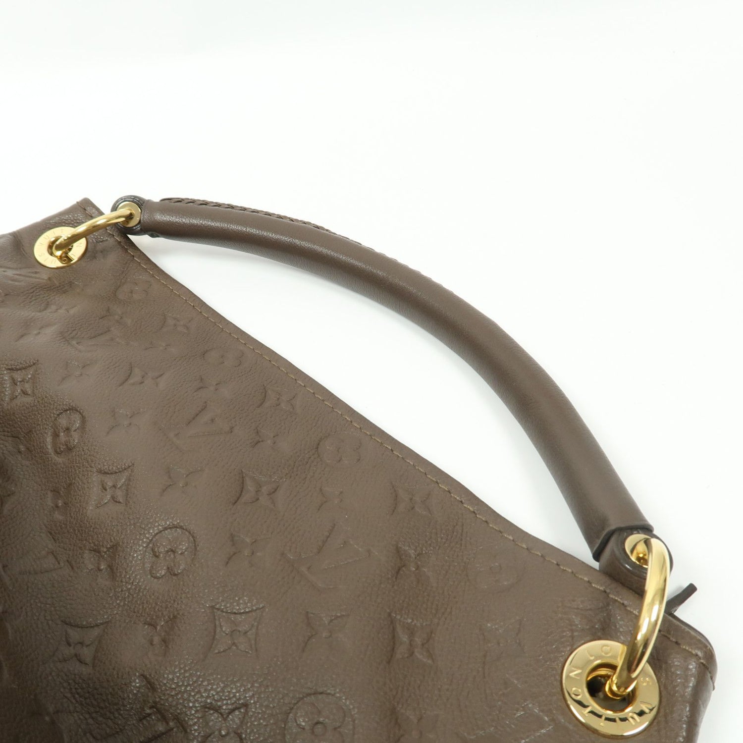 Louis Vuitton Cowhide Leather Artsy Mm Gold Shoulder Back Bag Color Brown Shoulder Bag M 94325