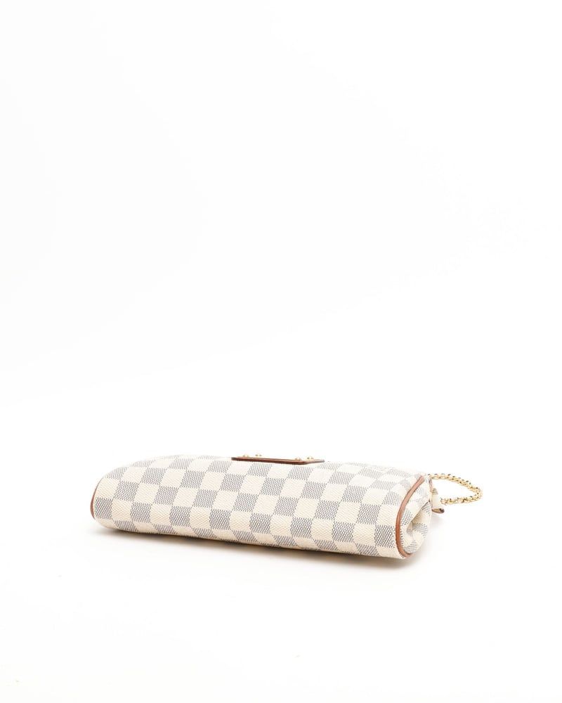Louis Vuitton Damier Azur Eva Pochette Bag