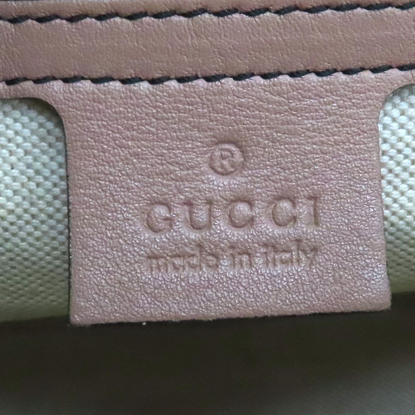Gucci Guccissima Emily Shoulder Bag Calfskin Pink 295403