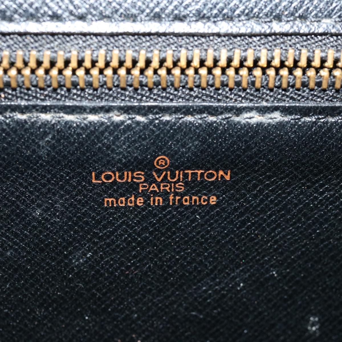 Louis Vuitton Epi Art Deco Clutch Bag Black M 52632 Lv Auth