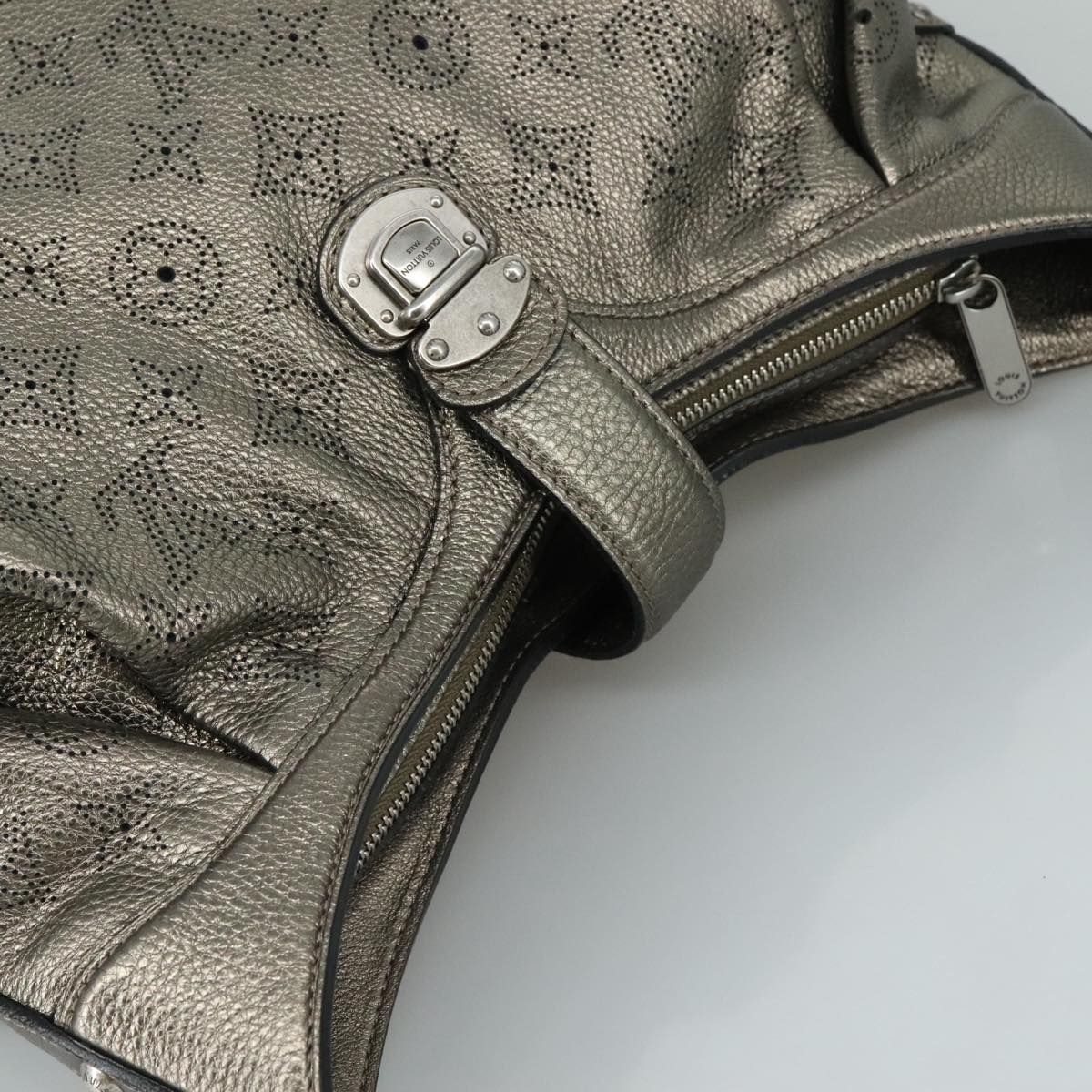 Louis Vuitton Monogram Mahina Xs Shoulder Bag Bronze M 95717 Lv Auth