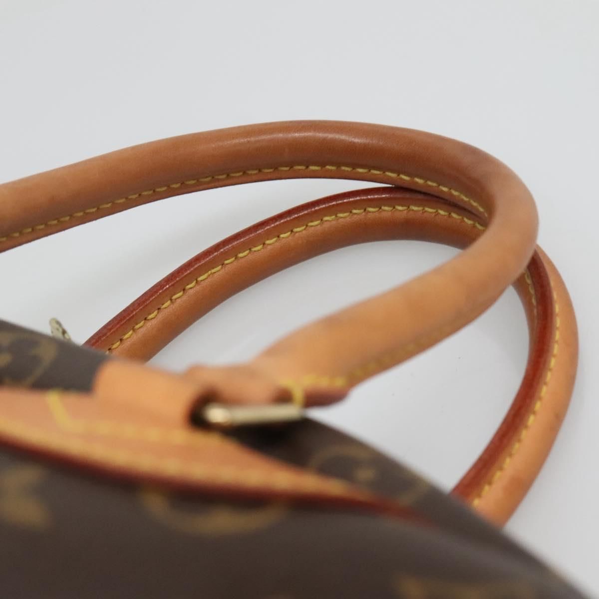 Louis Vuitton Monogram Deauville Hand Bag M 47270 Lv Auth