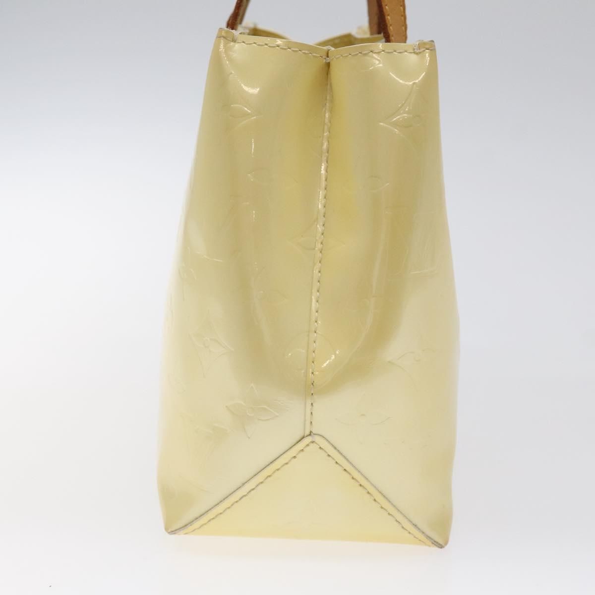 Louis Vuitton Vernis Reade Pm Hand Bag Perle M 91336 Lv Auth