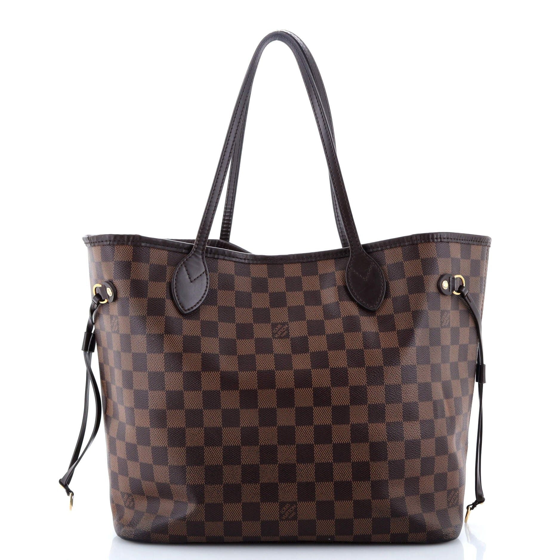 Louis Vuitton Neverfull Nm Tote Damier Mm