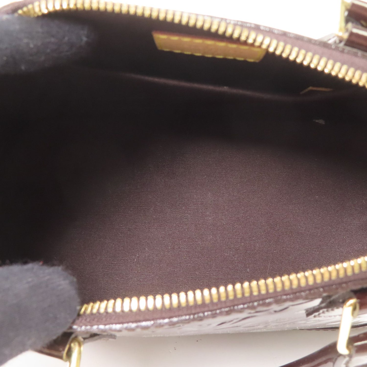 Louis Vuitton Vernis Alma Bb Handmade Shoulder Bag Red Amarante 2way Shoulder Bag M 91678