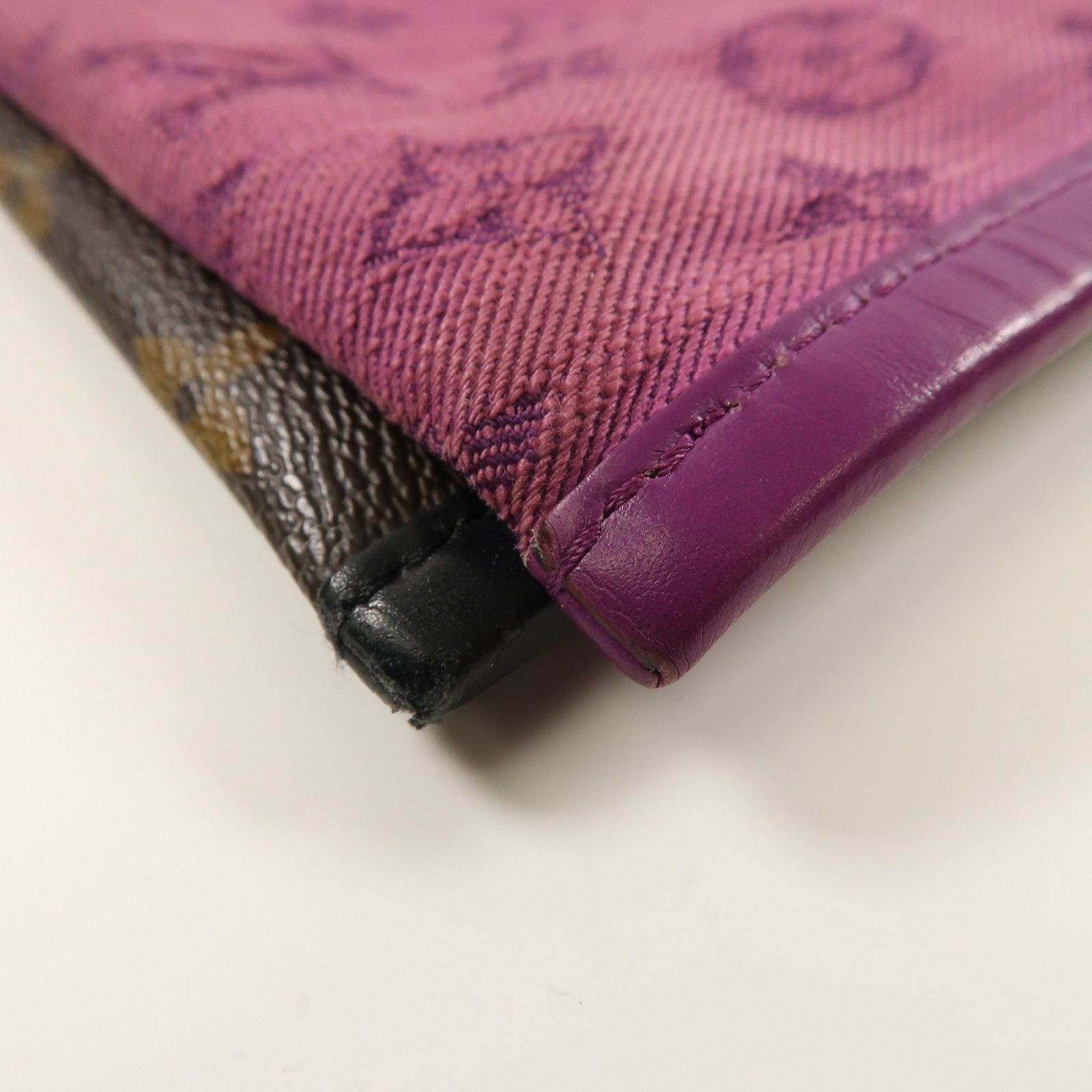 Louis Vuitton Monogram D.flat Shoulder Gold/purple Brown Purple Brown/purple Shoulder Bag M 446