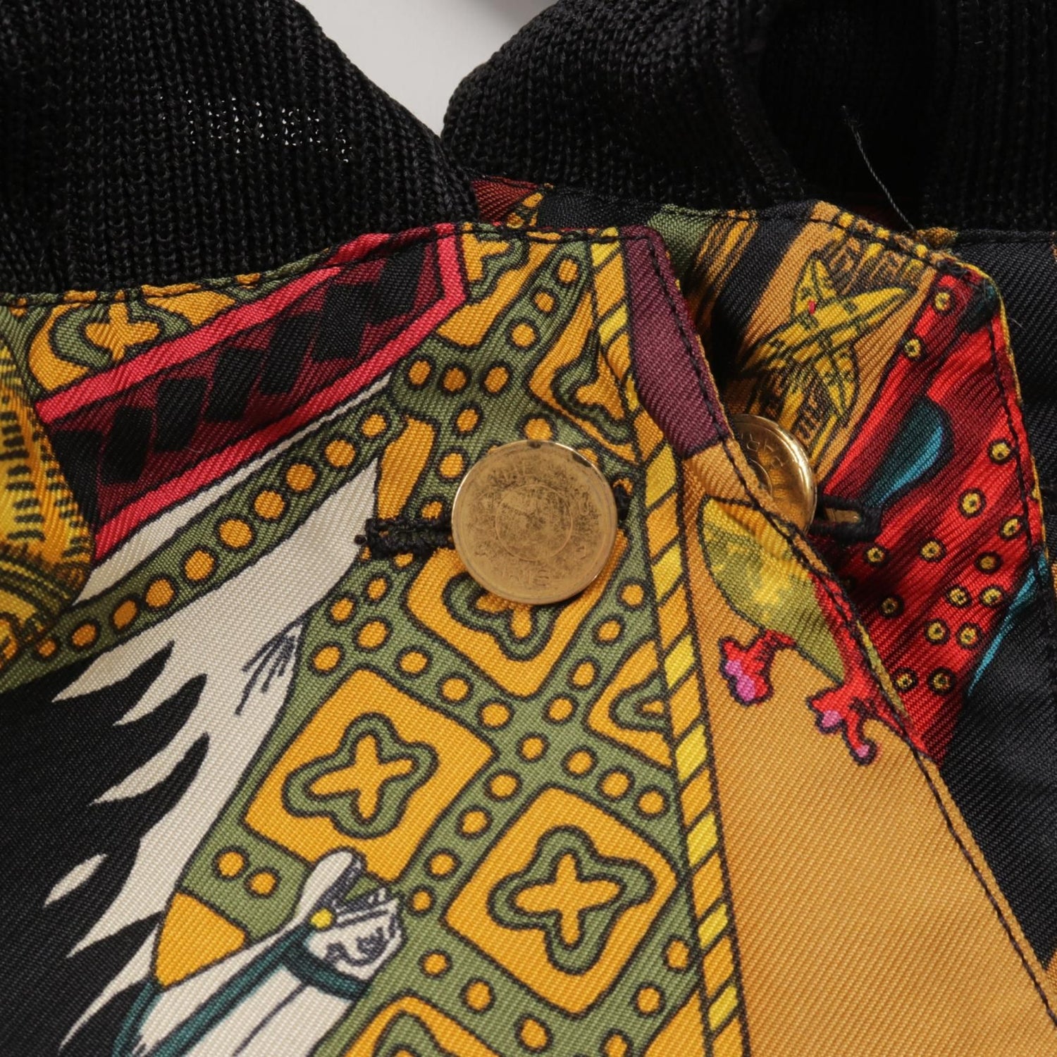 Hermes Tarot Print Blouse Silk