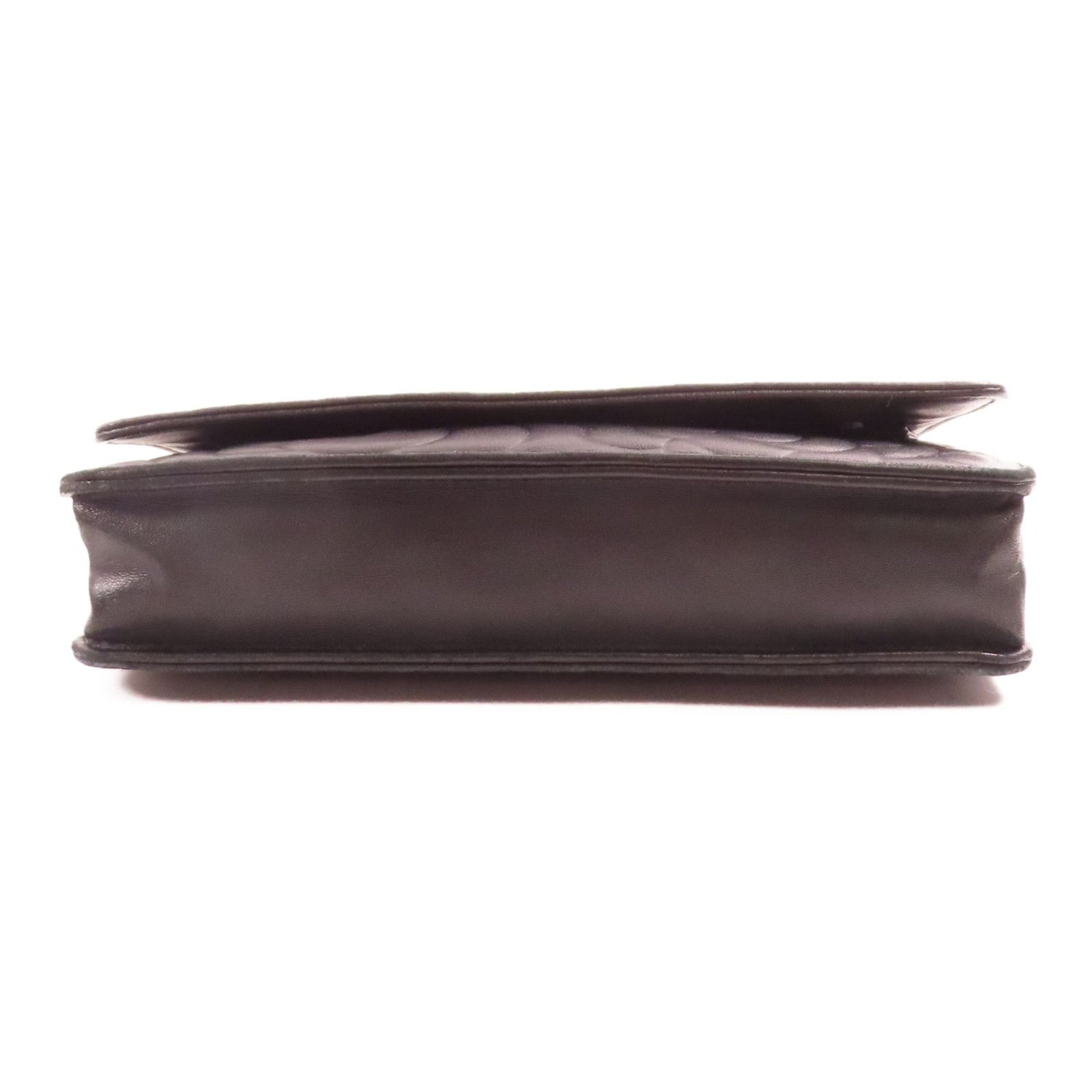 Chanel Lambskin Camellia Embossed Wallet on Chain WOC