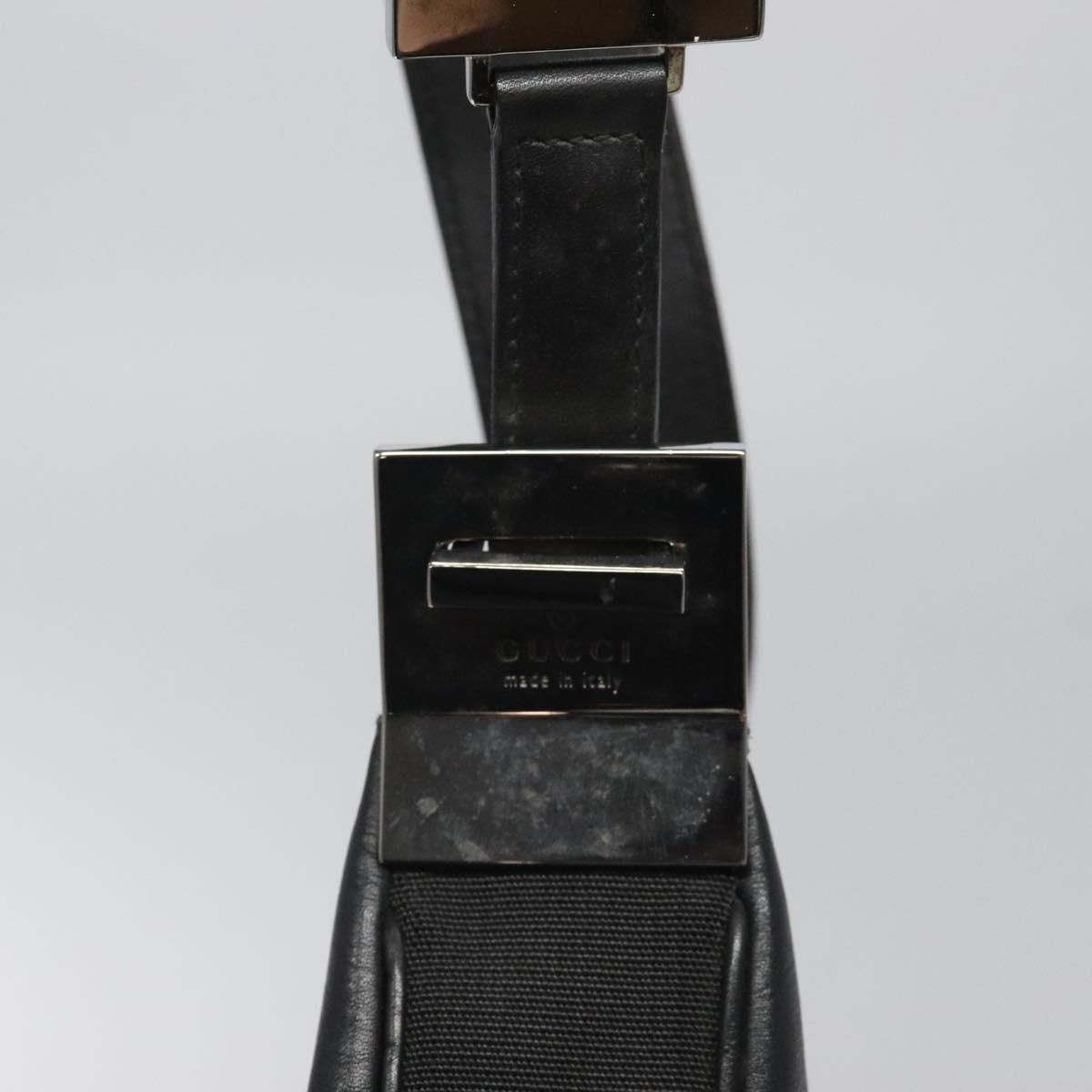 Gucci Black Leather Shoulder Bag