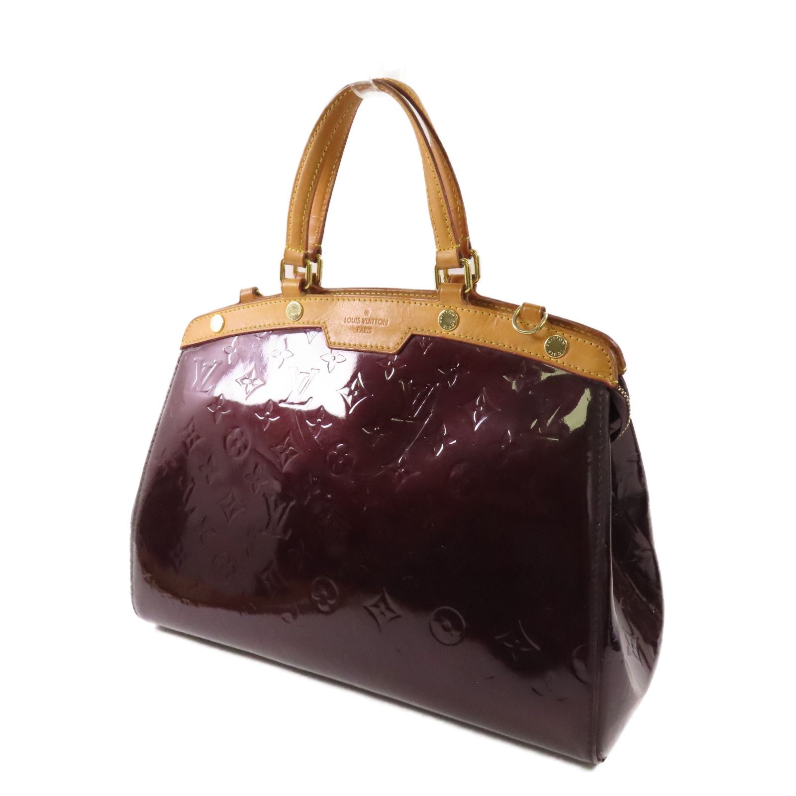Louis Vuitton Vernis Blair Mm Handmade Shoulder And Back Bag Brown Red 2way Shoulder Bag M 90233