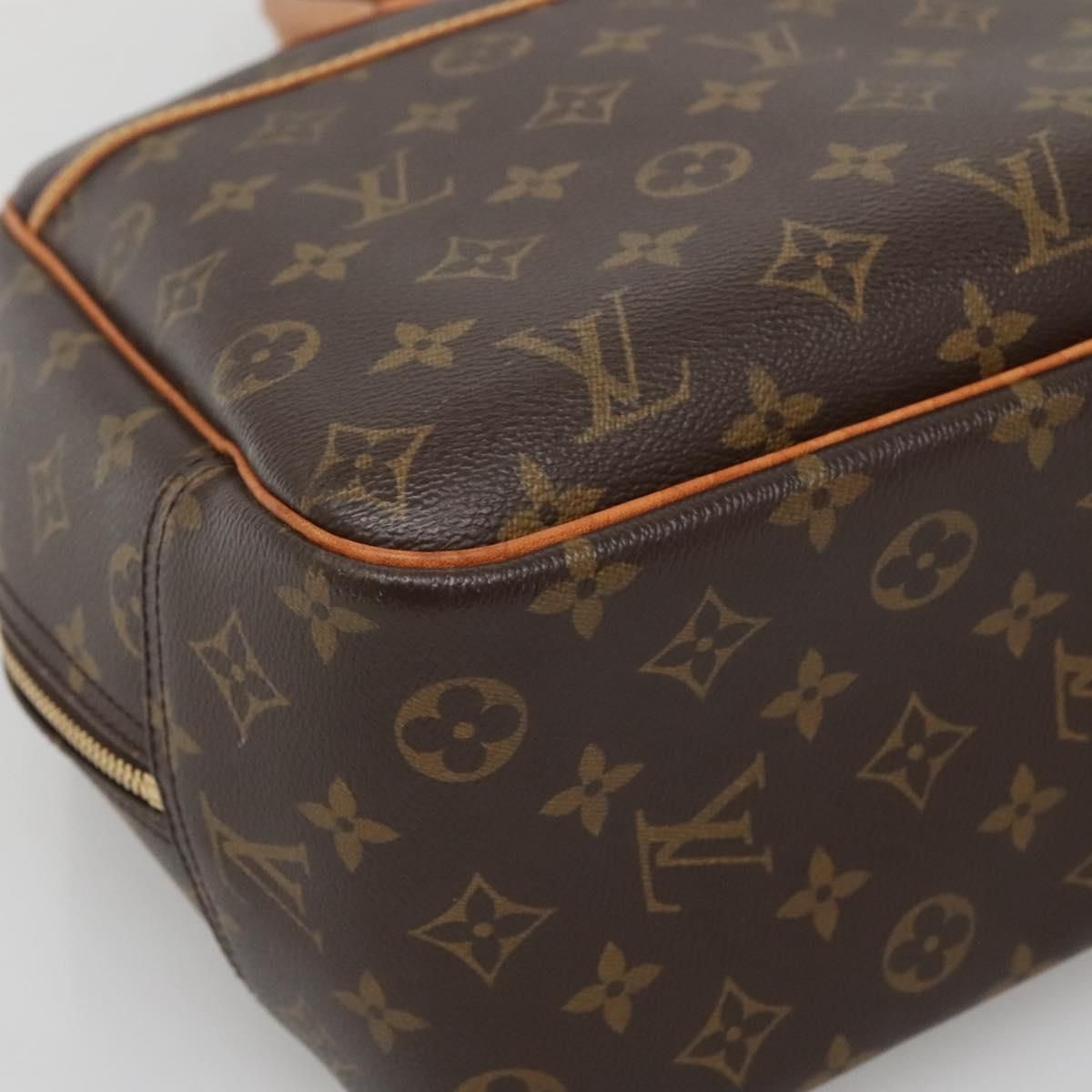 Louis Vuitton Monogram Deauville Hand Bag M 47270 Lv Auth
