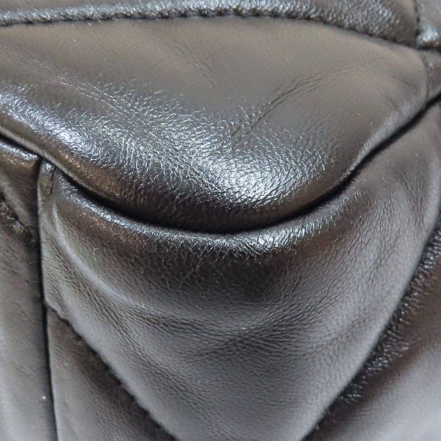 Chanel 19 Shopping Tote Bag Black Quilted Lambskin As 3660