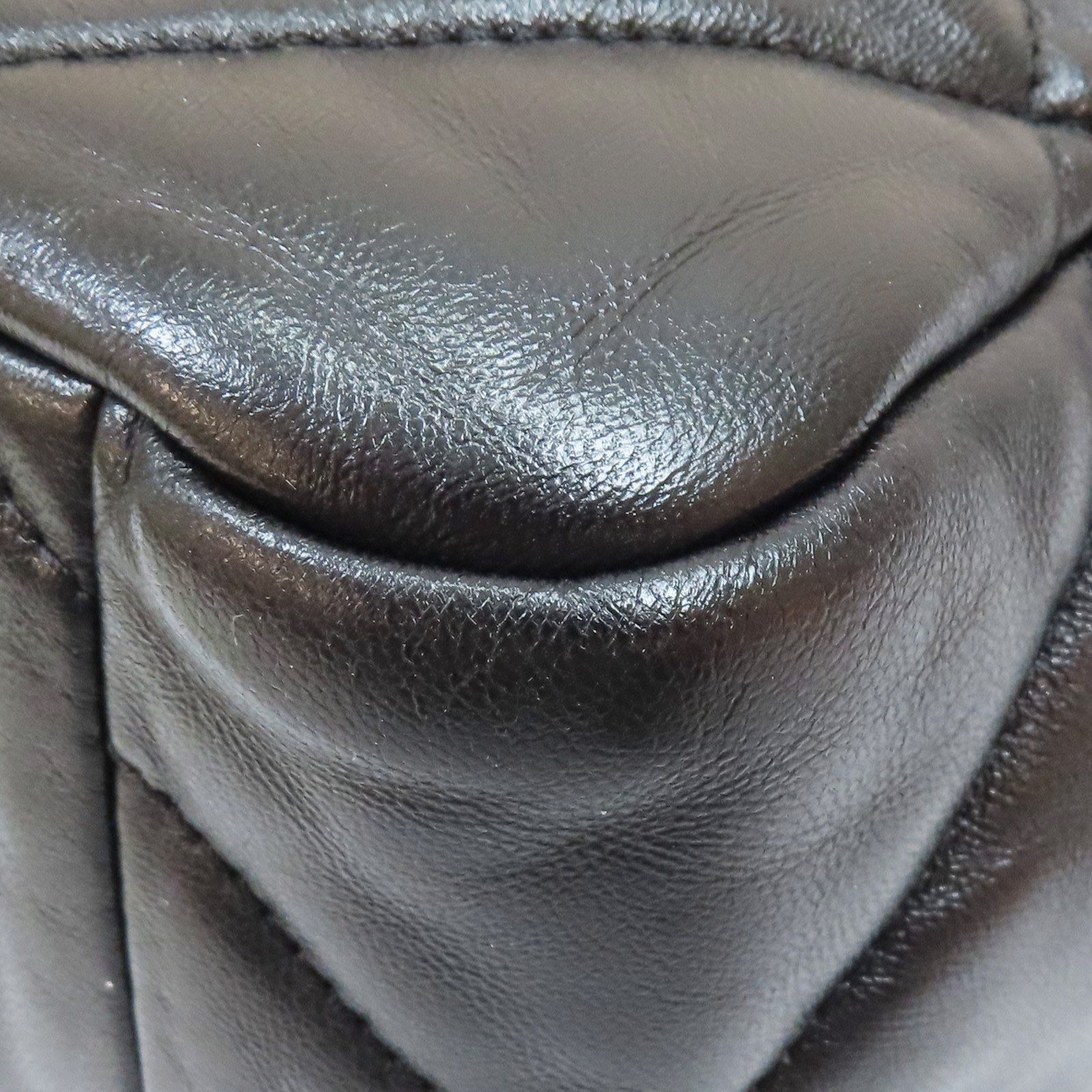 Chanel 19 Shopping Tote Bag Black Quilted Lambskin As 3660