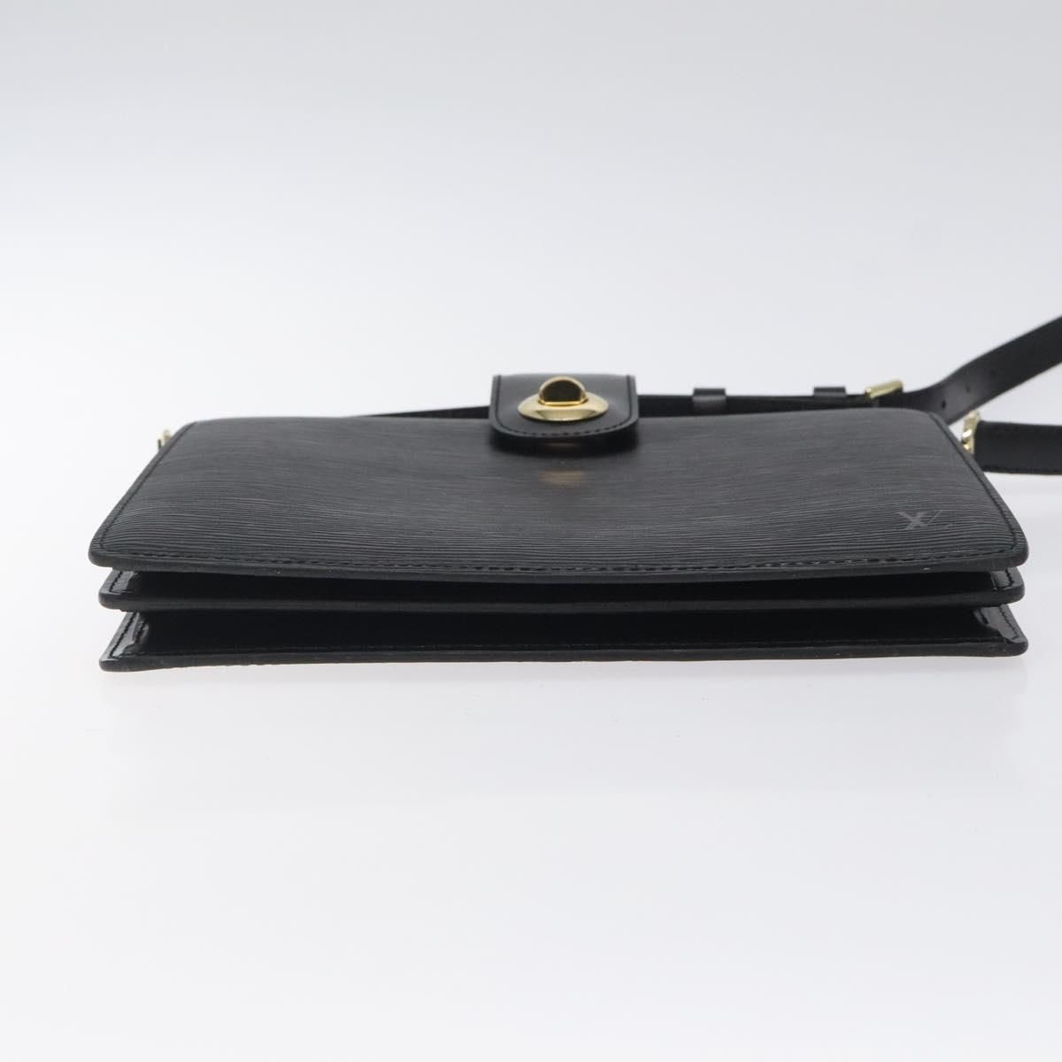 Louis Vuitton Epi Capuchin Shoulder Bag Black M 52342 Lv Auth