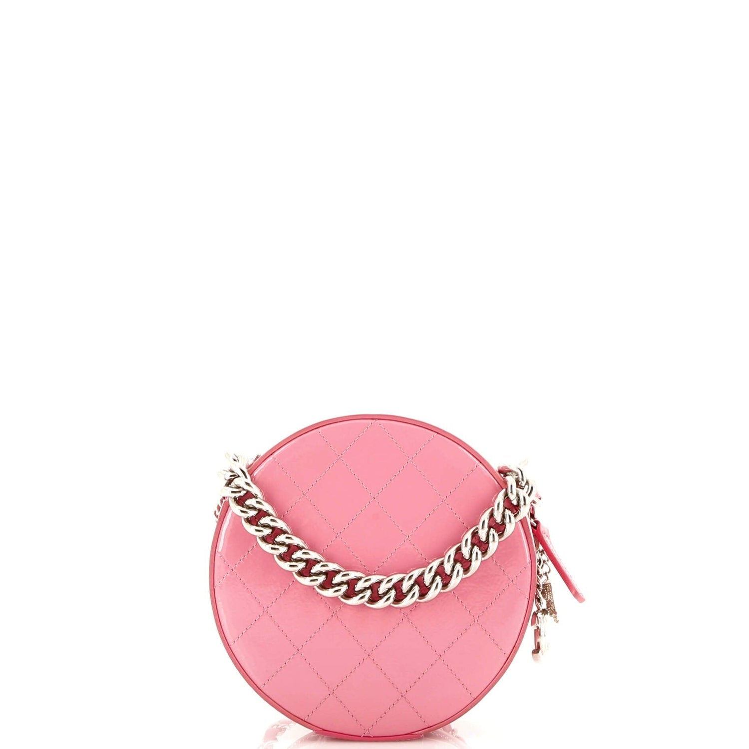 Chanel Round As Earth Crossbody Bag Patent