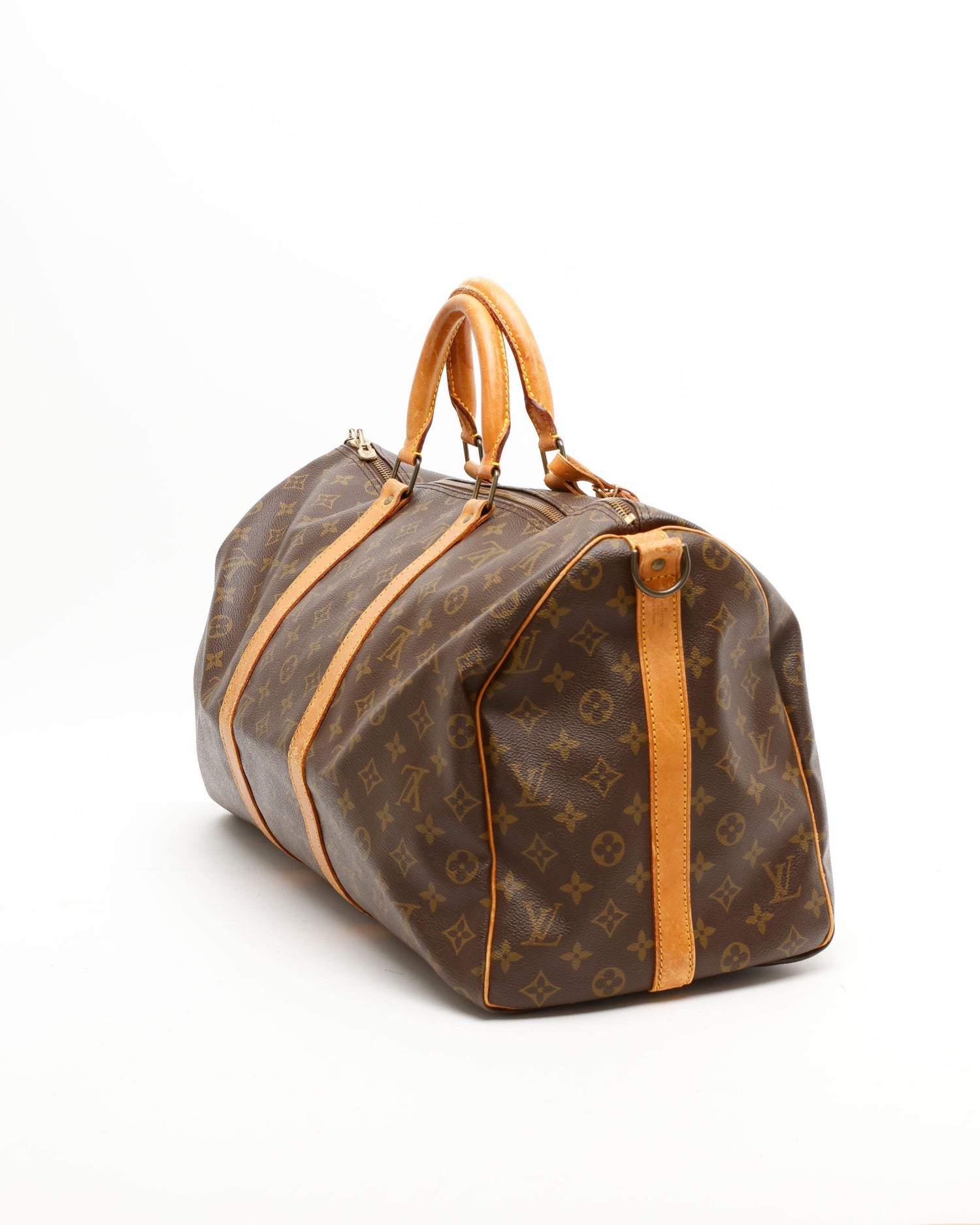 Louis Vuitton Monogram Keepall Bandoliered 50 Weekend Bag