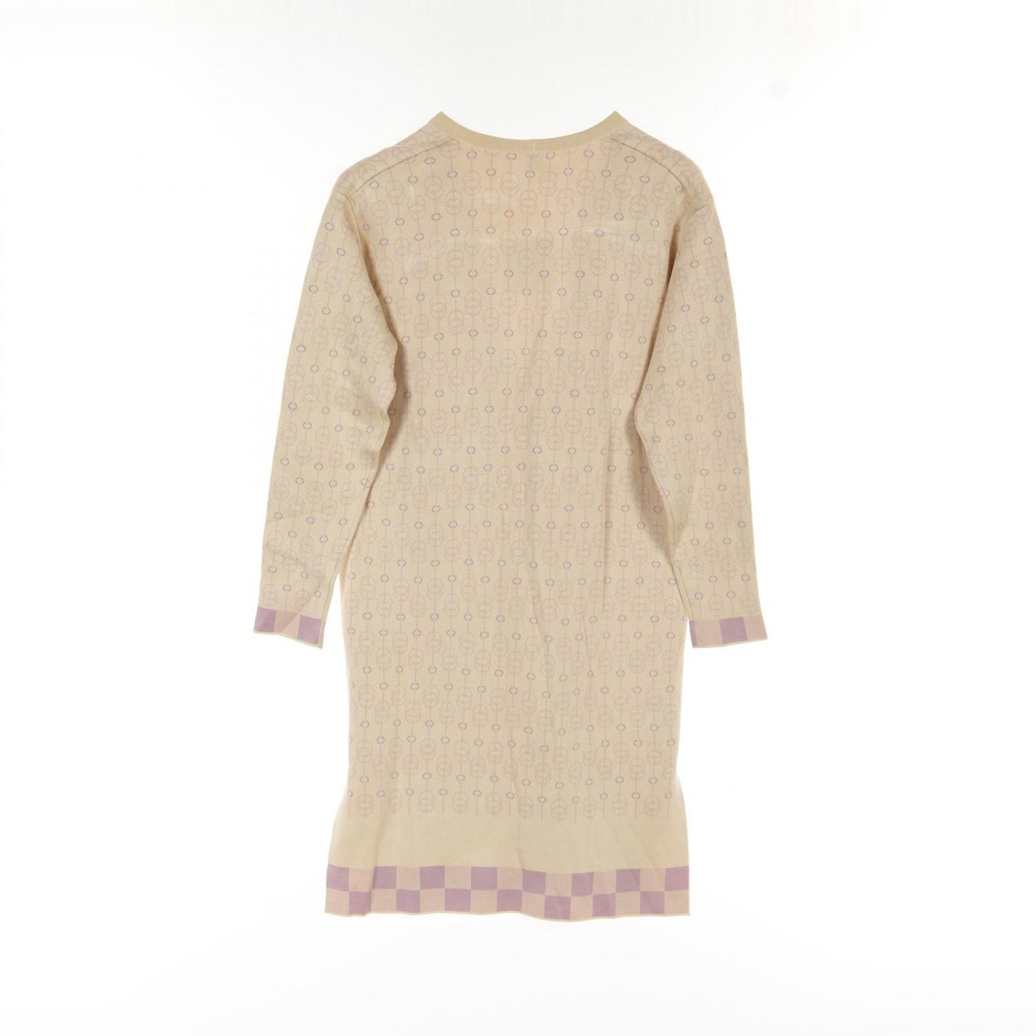 Hermes Culiquetis Cardigan 2e 2103d 4 Silk Nylon Yellow Purple