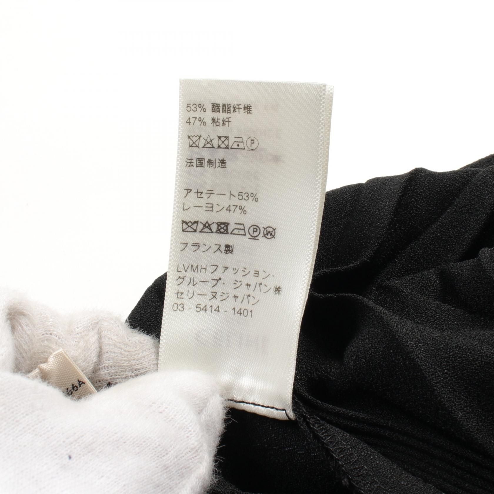 Celine Pants Black Rayon Acetate 2p 005865c