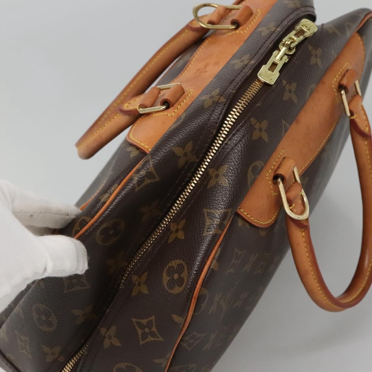 Louis Vuitton Monogram Deauville Hand Bag M 47270 Lv Auth