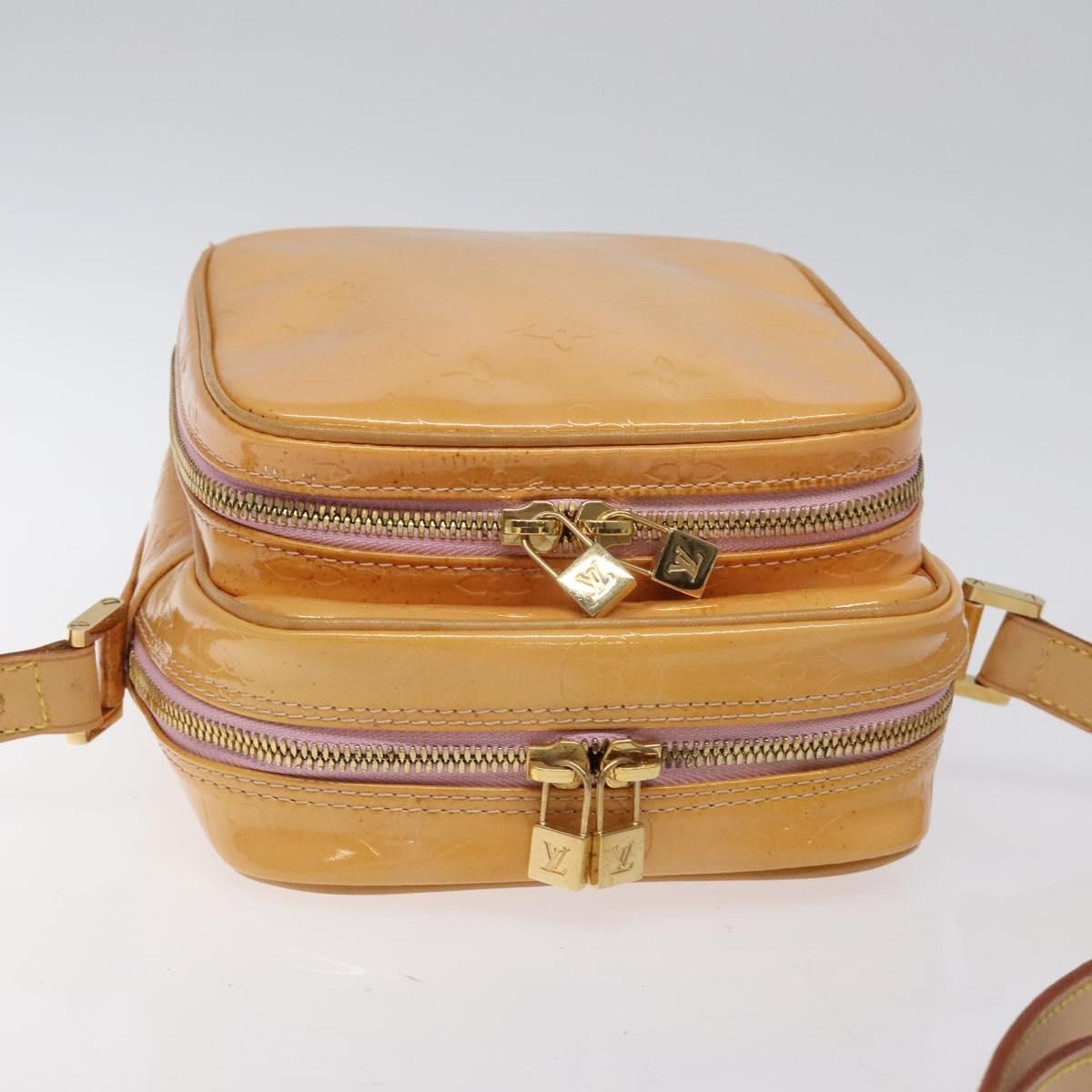 Louis Vuitton Vernis Wooster Bag Marshmallow Pink M 91037 Auth