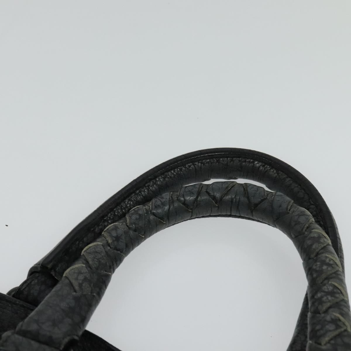 Bottega Veneta Tote Bag Leather Gray 222336 Auth