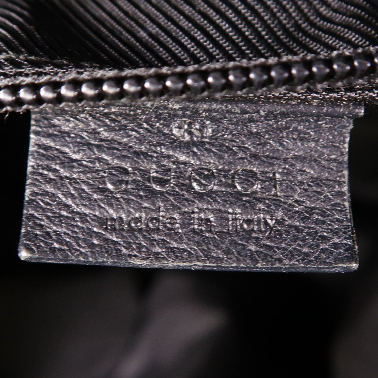 Gucci GG Monogram Web Handle Bucket Tote Black