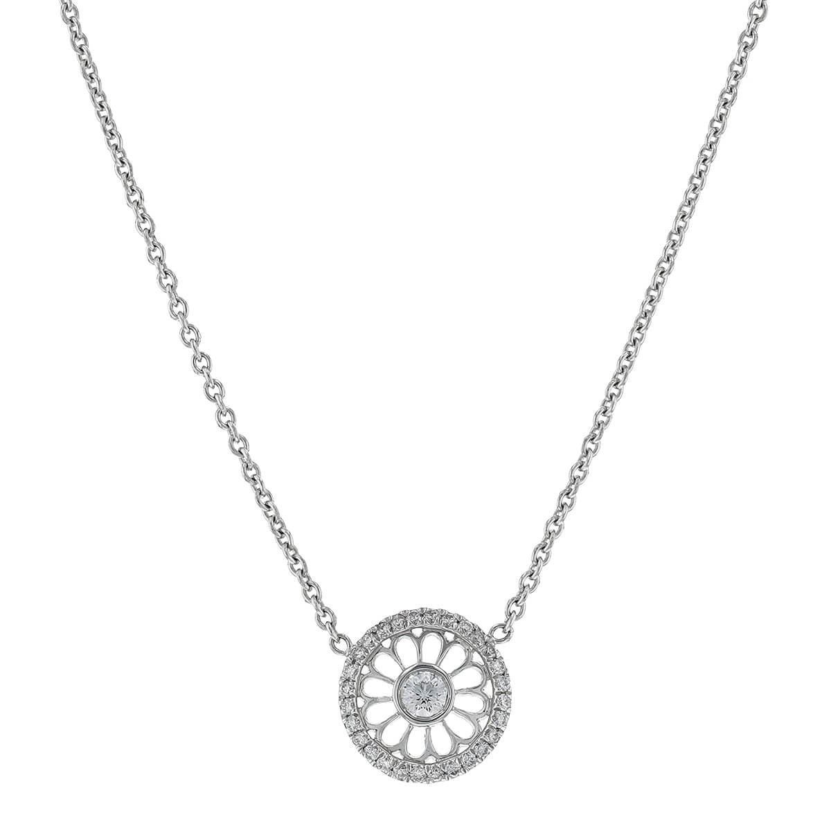 Roberto Coin Rosette diamonds and gold necklace