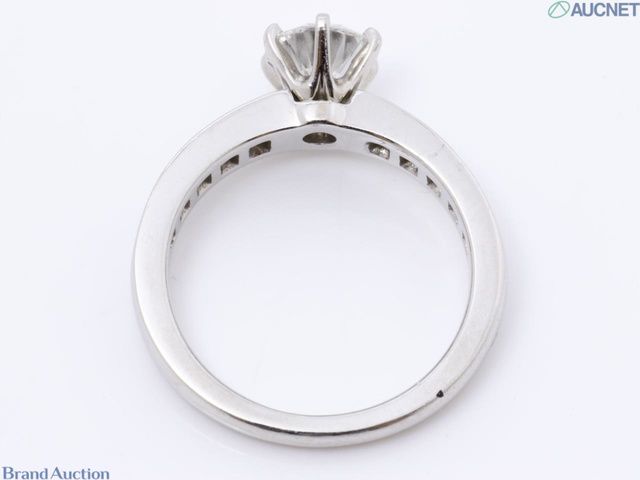 Tiffany & Co. Channel Set Solitaire Ring 0.78ct