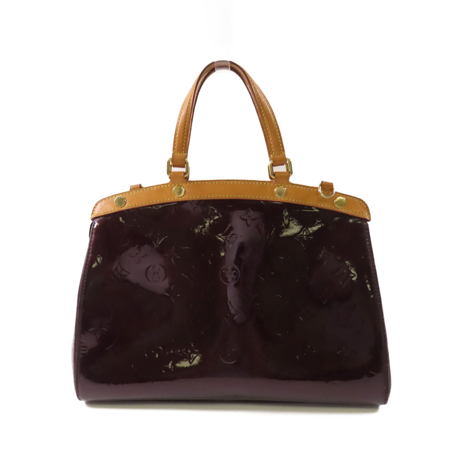Louis Vuitton Vernis Blair Mm Handmade Shoulder And Back Bag Brown Red 2way Shoulder Bag M 90233
