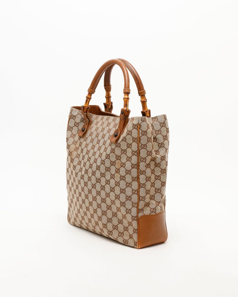 Gucci GG Bamboo Tote Bag