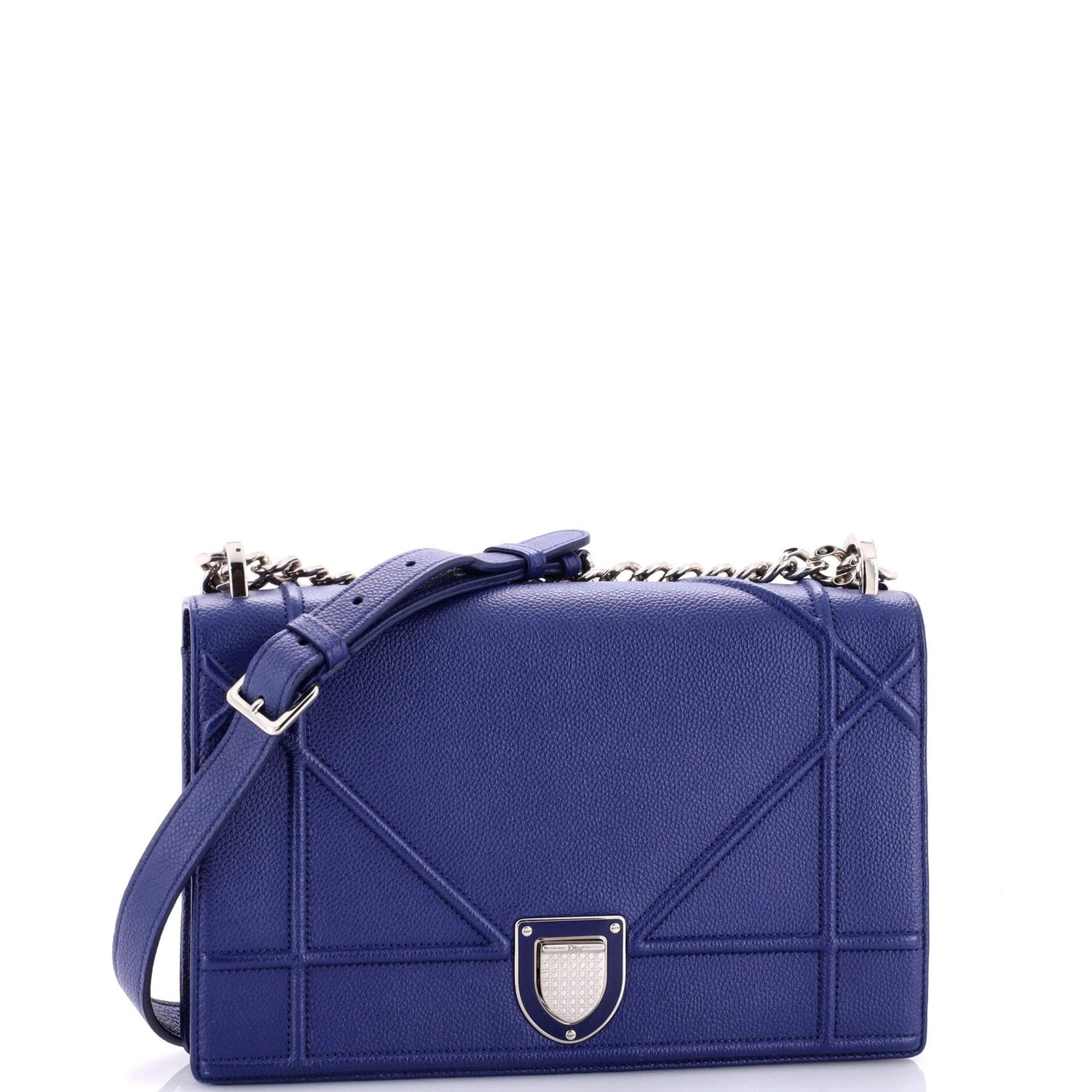 Christian Dior Diorama Flap Bag Grained Calfskin Small