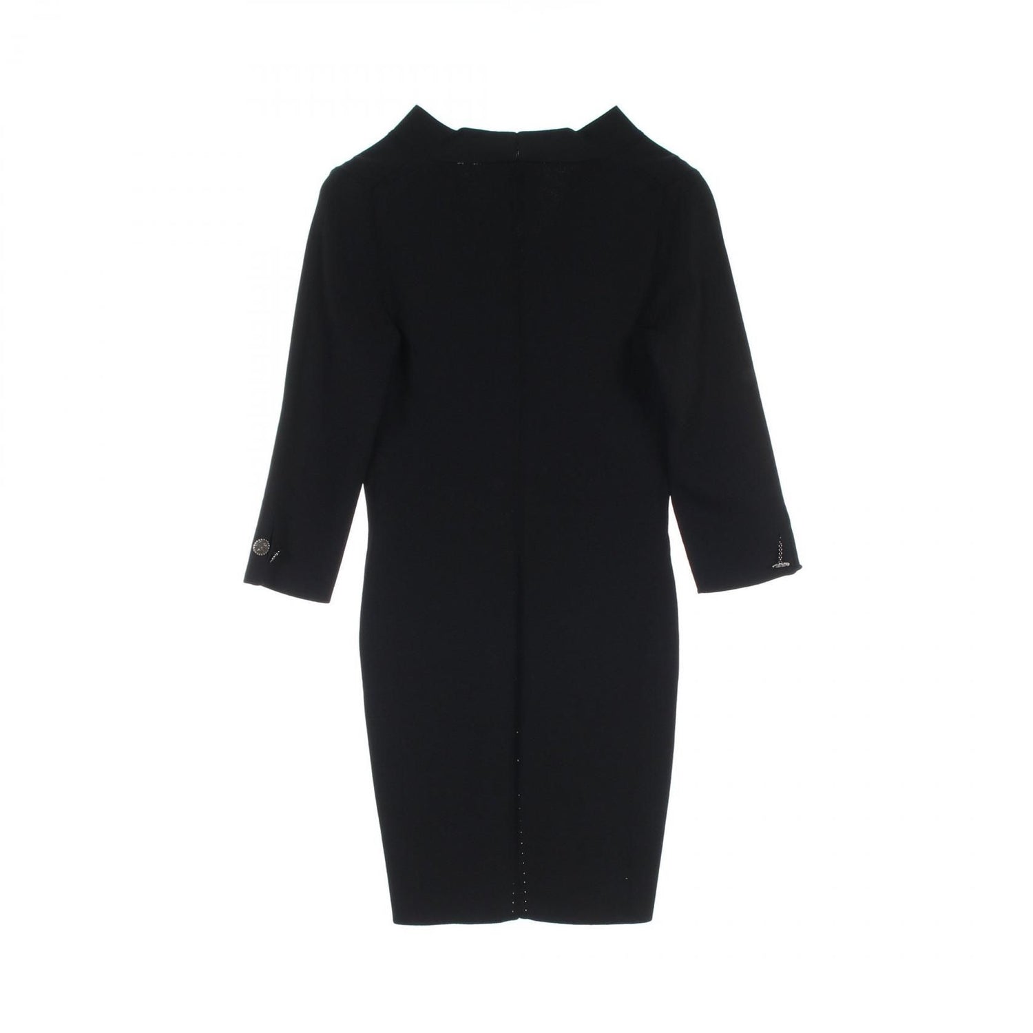 Chanel Black Coco Mark Button Cardigan Rayon P 40673k 02962