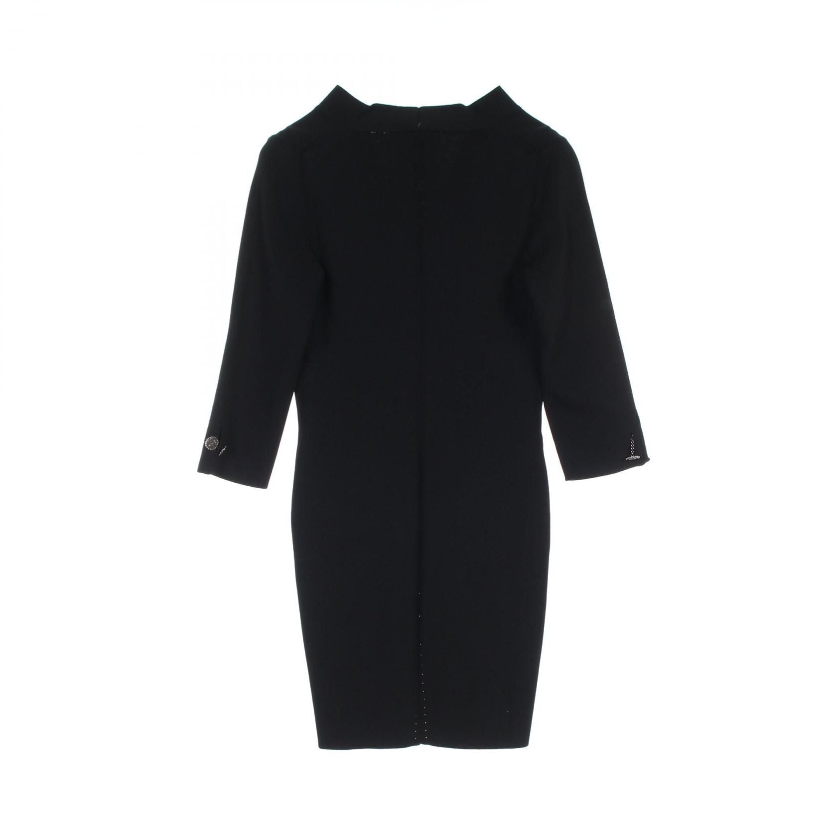Chanel Black Coco Mark Button Cardigan Rayon P 40673k 02962