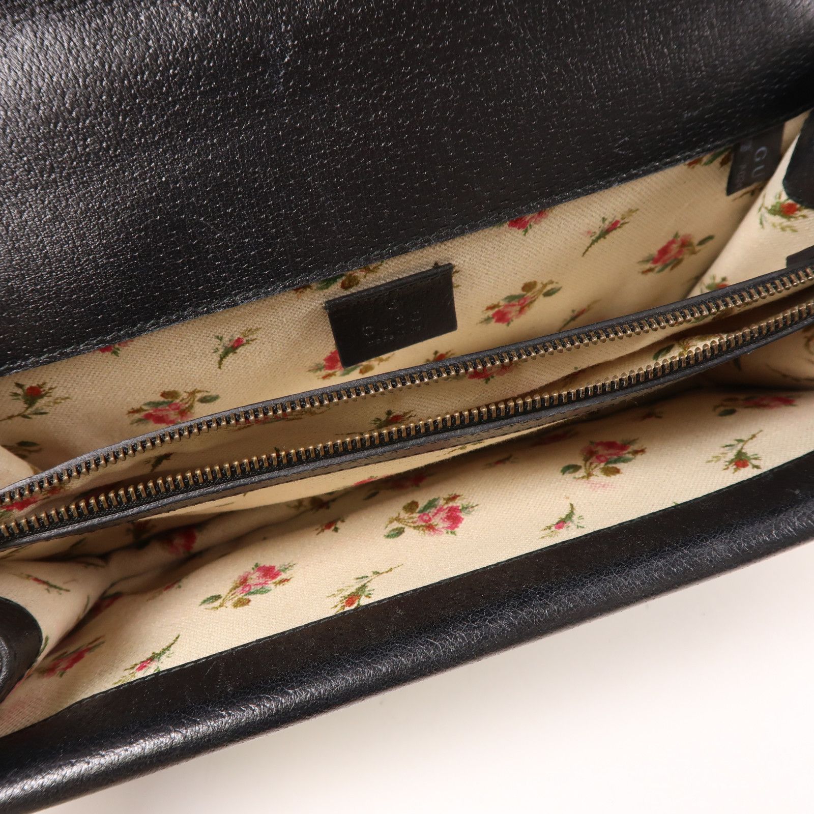 Gucci Cowhide Leather Dionysus Crossbody Back Bag Black Color Shoulder Bag Black Calfskin (cowhide) 4