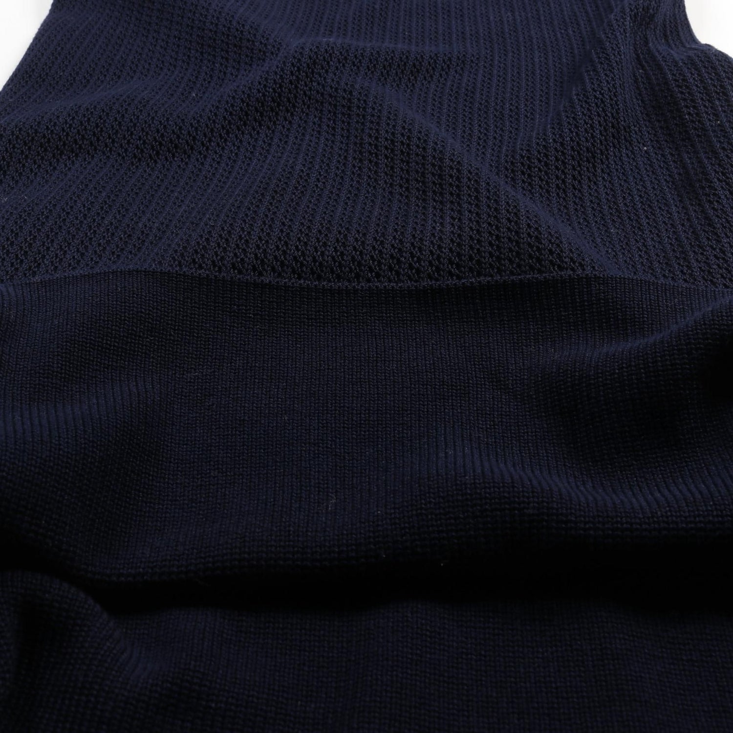 Chanel Navy Black White Coco Mark Dress Cotton P 43319