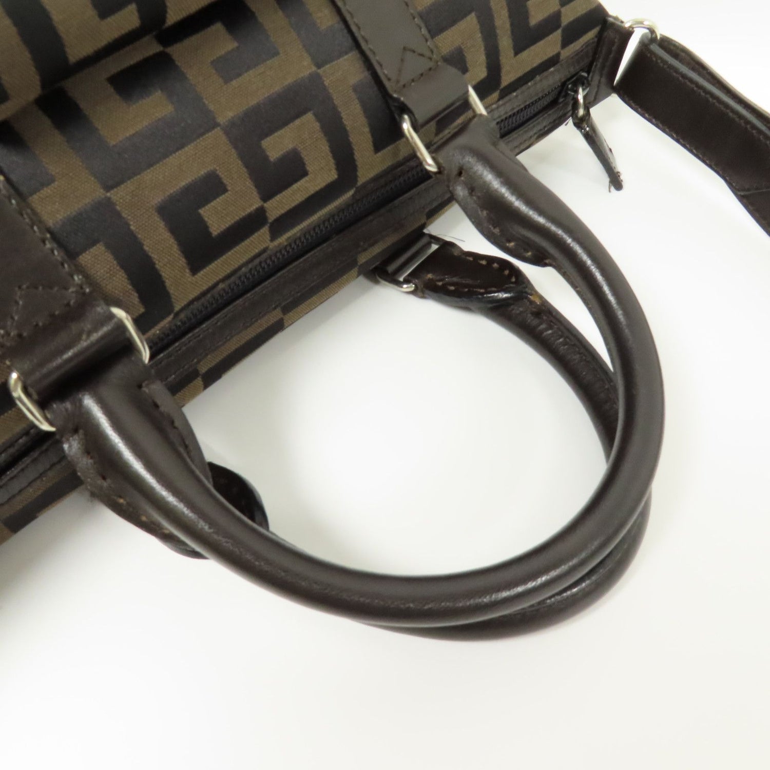 Givenchy Canvas Shoulder Bag Hand-turn Shoulder Bag 2way Shoulder Bag Brown Canvas