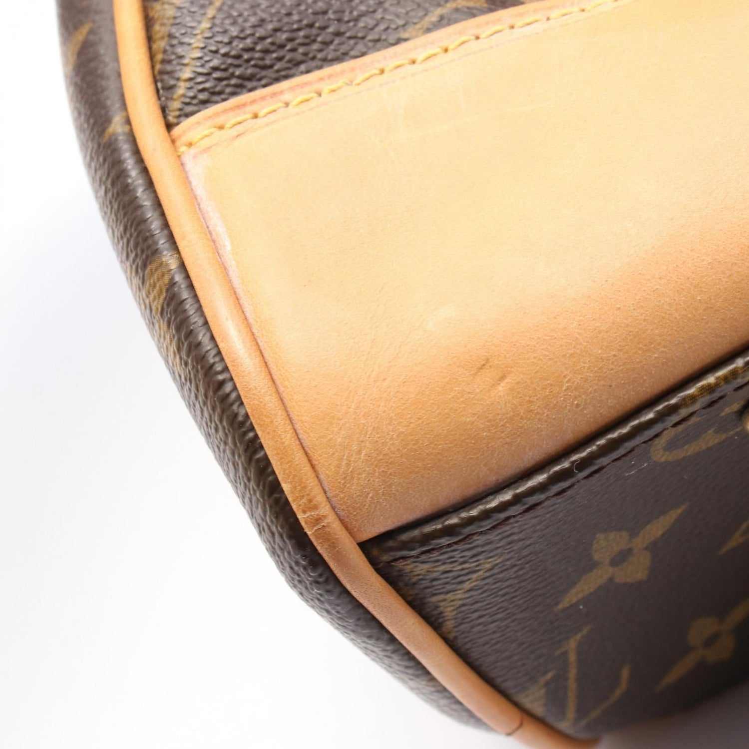 Louis Vuitton Beverly Mm Shoulder Bag M 40121 Monogram Leather Brown Lv