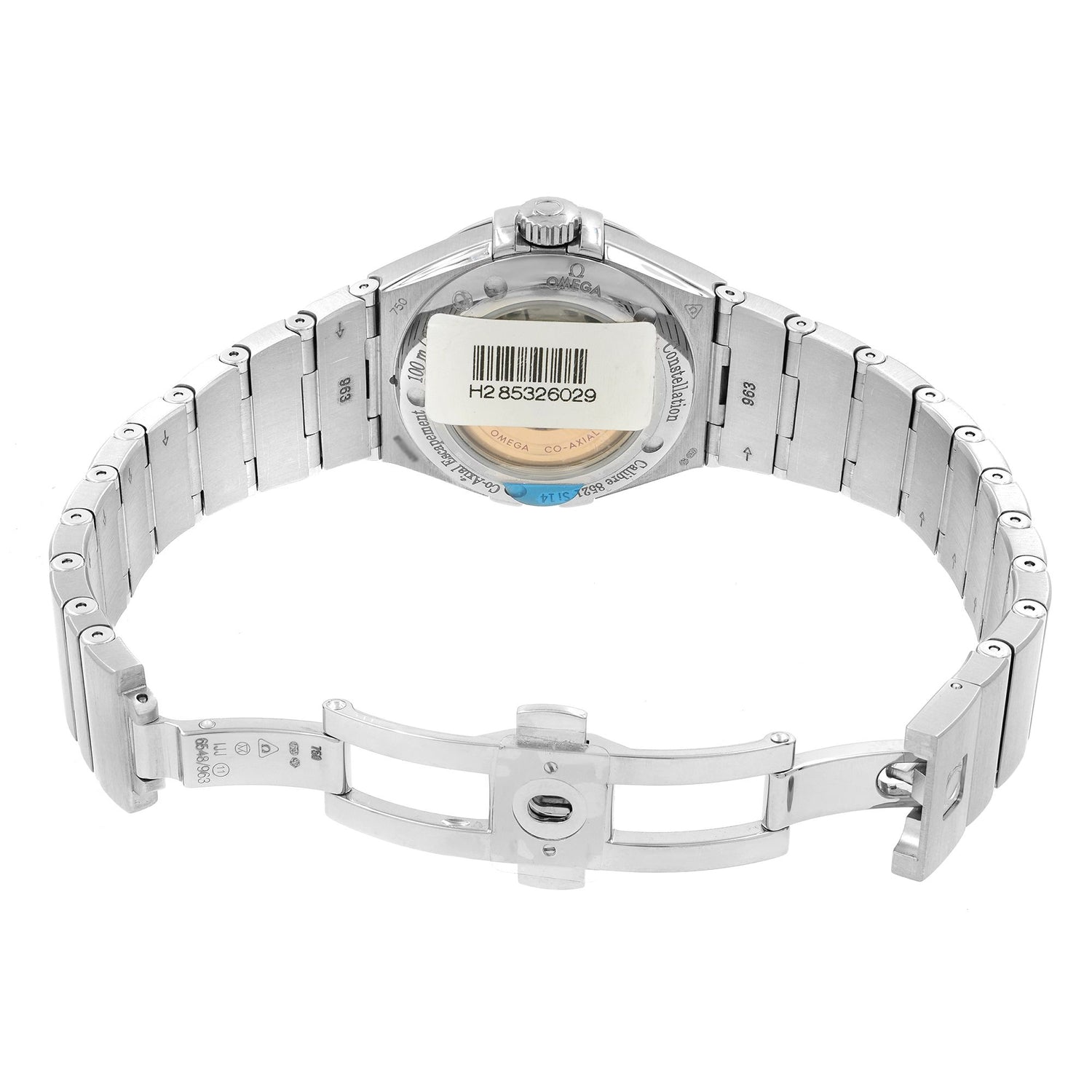 Omega Constellation 18K White Gold Black Dial Ladies Watch 123.55.31.20.51.001