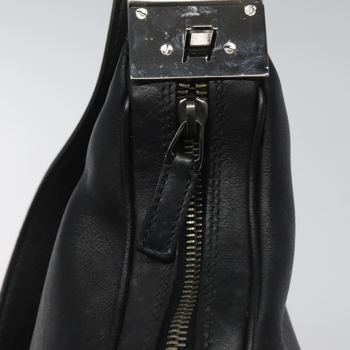 Gucci Black Leather Shoulder Bag