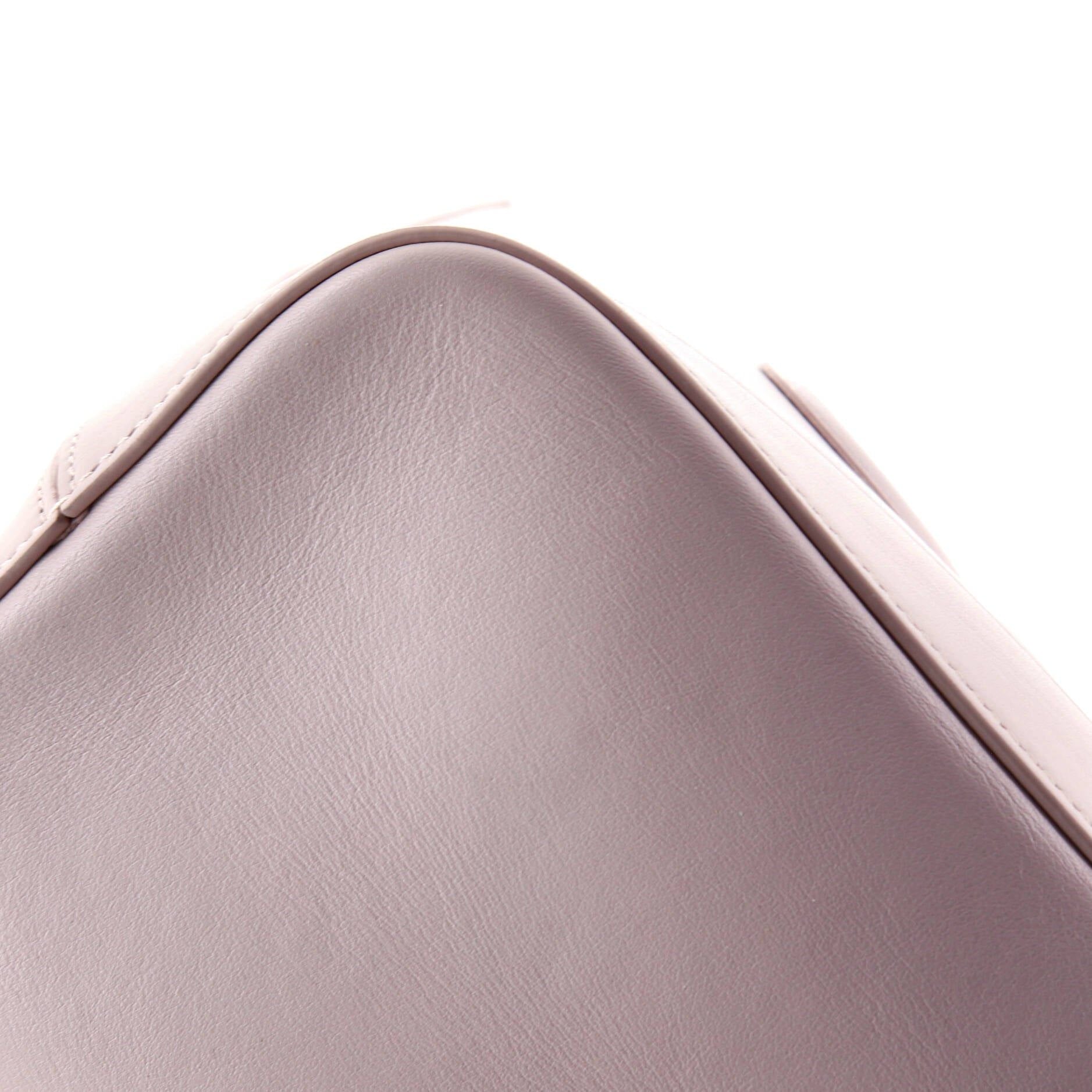 Celine Cuir Triomphe Bucket Bag Leather Small