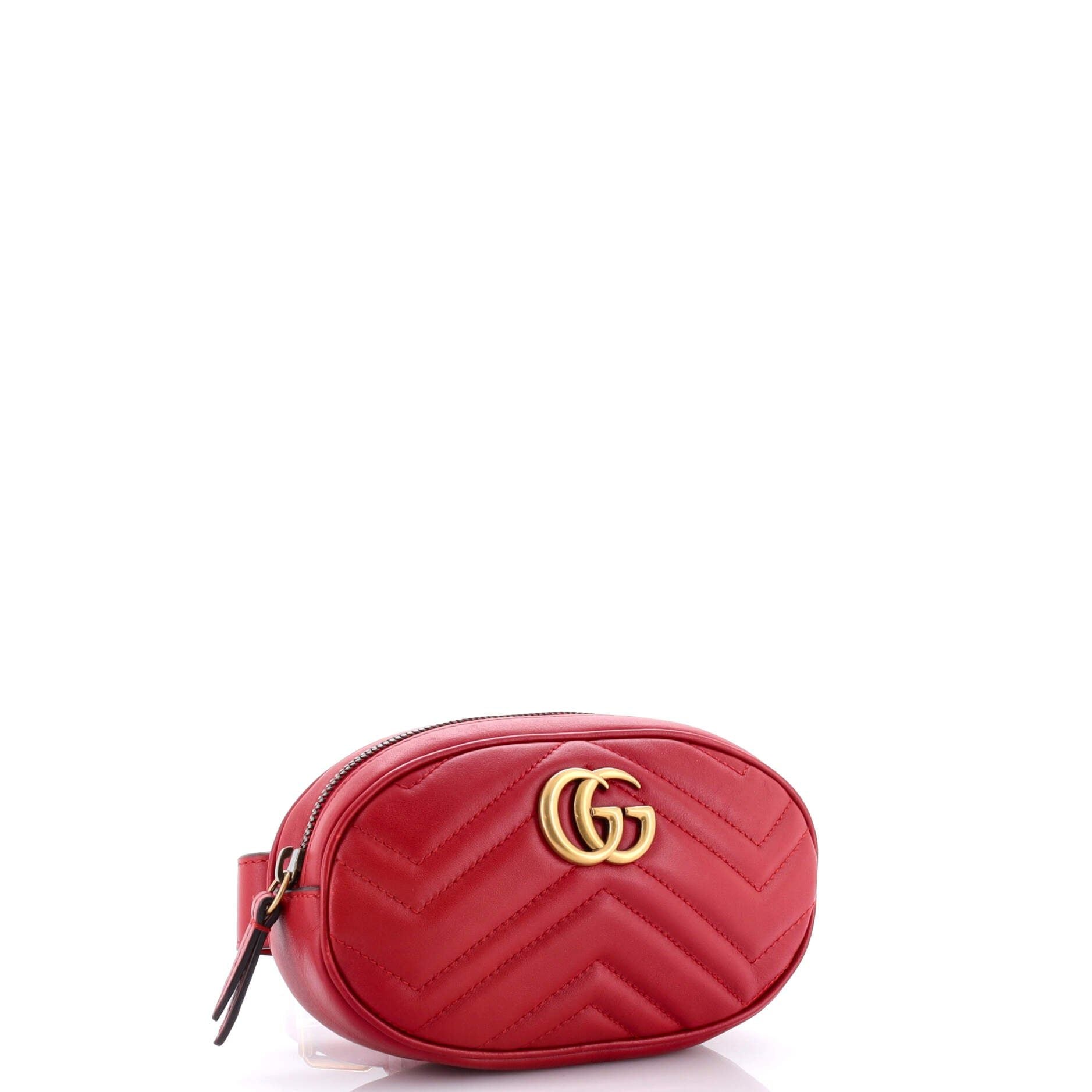 Gucci GG Marmont Belt Bag Matelasse Leather