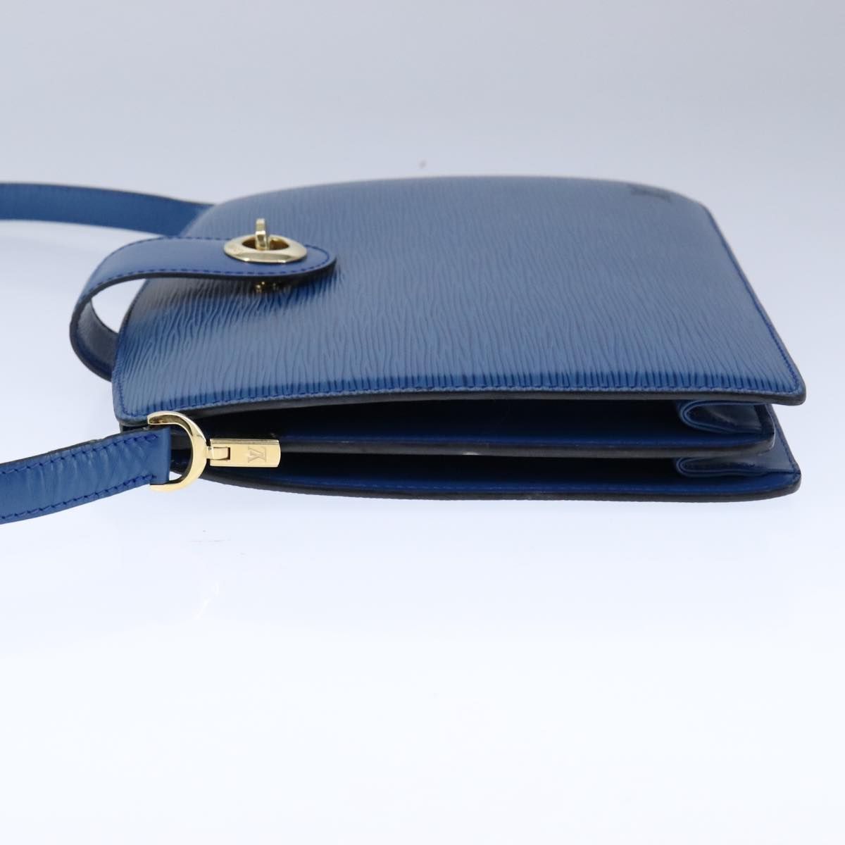 Louis Vuitton Epi Capuchin Shoulder Bag Blue M 52345 Lv Auth