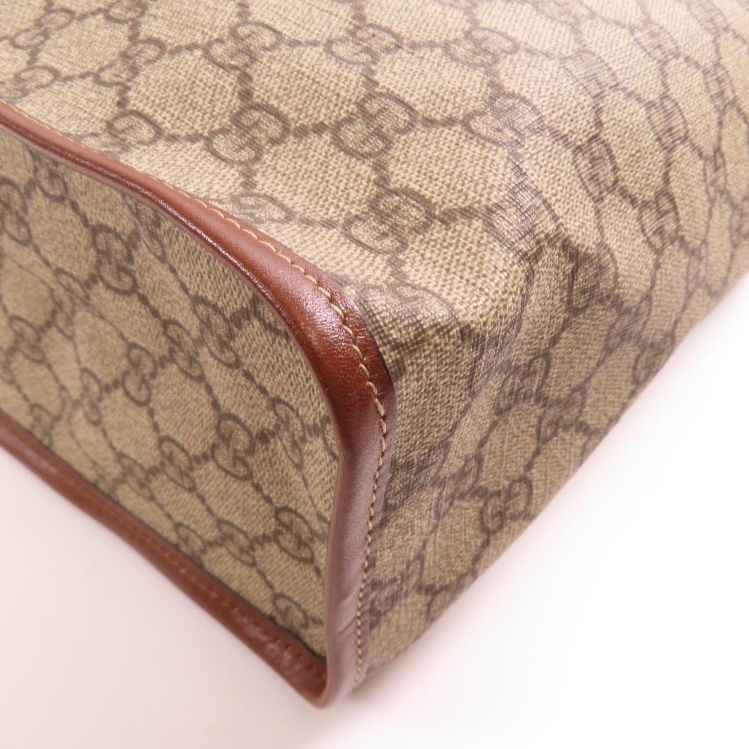 Gucci GG Plus Monogram Small Signature Web Loop Vertical Tote