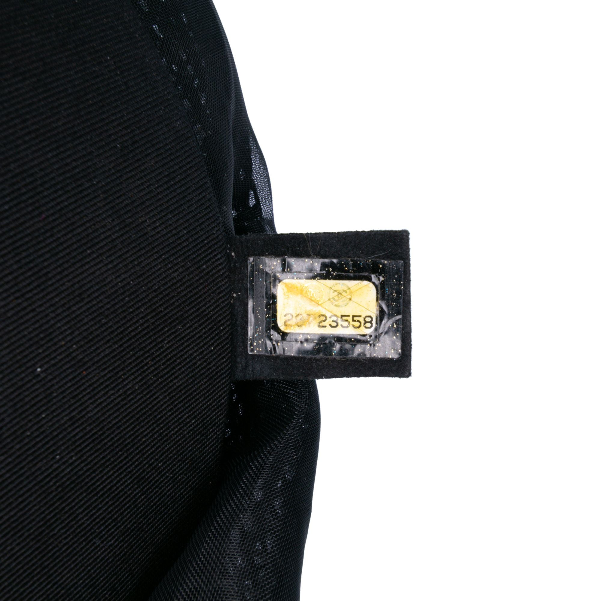 Chanel CC Mesh And Metallic Calfskin Bucket Bag Black