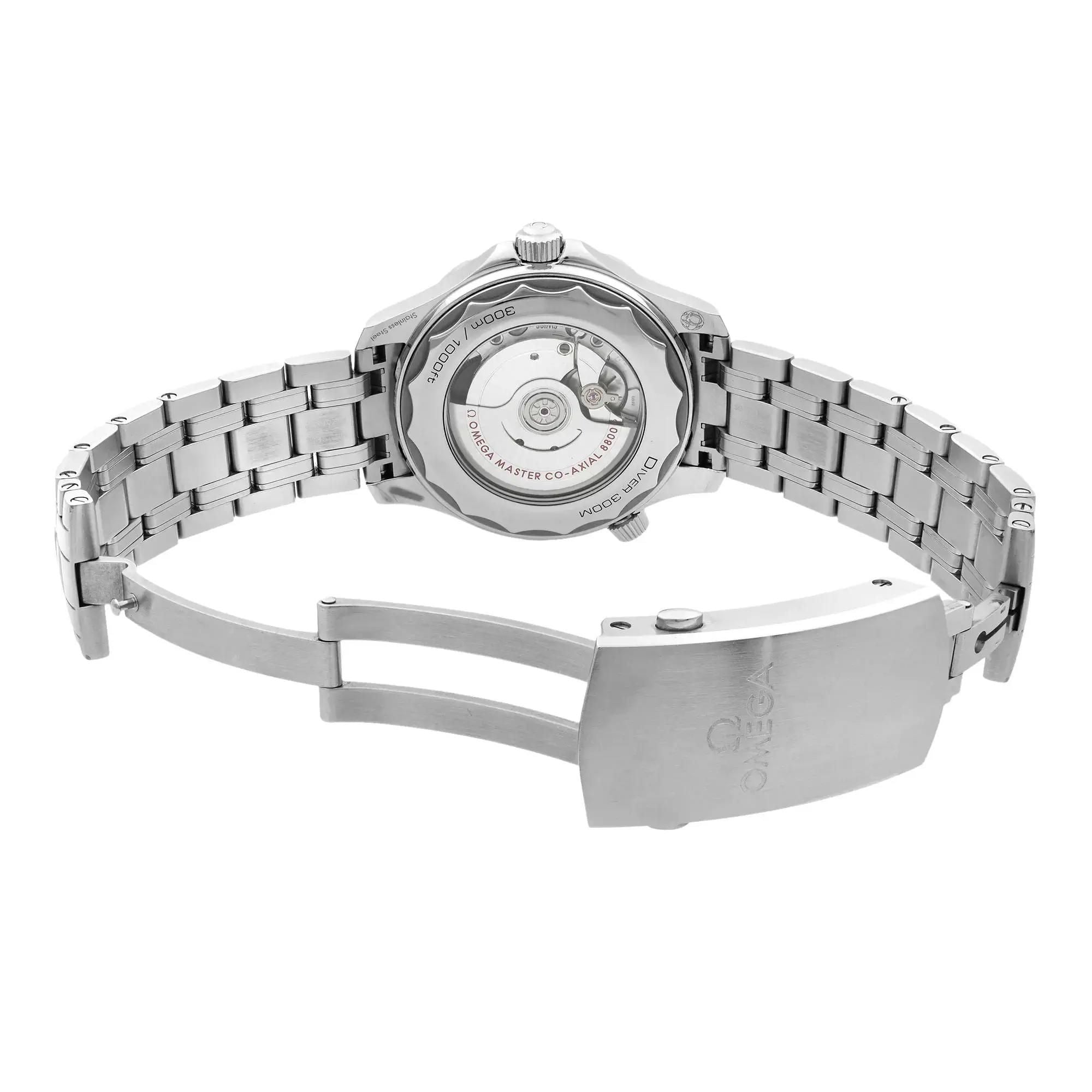 Omega Seamaster Diver 300M Steel Gray Wave Dial Mens Watch 210.30.42.20.06.001