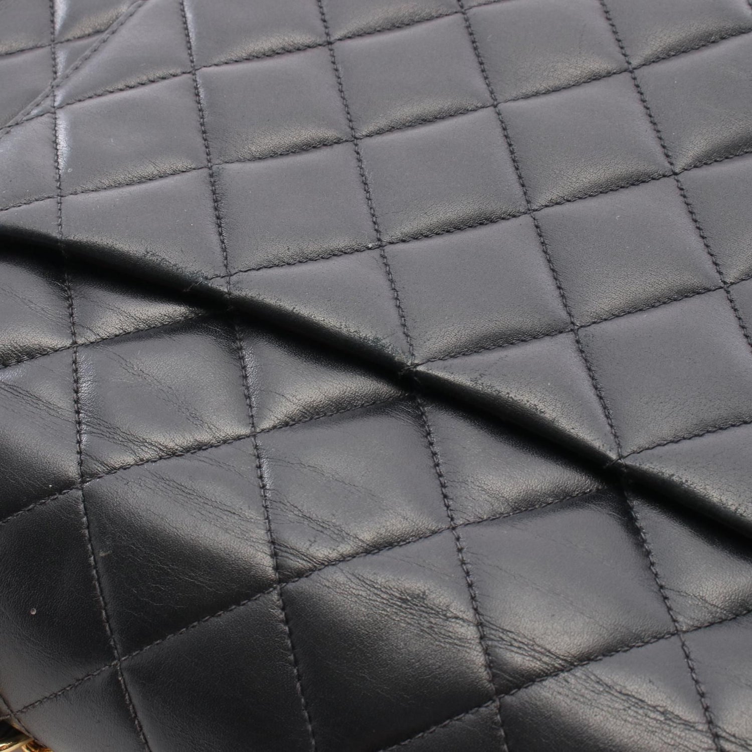 Chanel Maxi XL Turnlock Half Flap, Lambskin Quilted