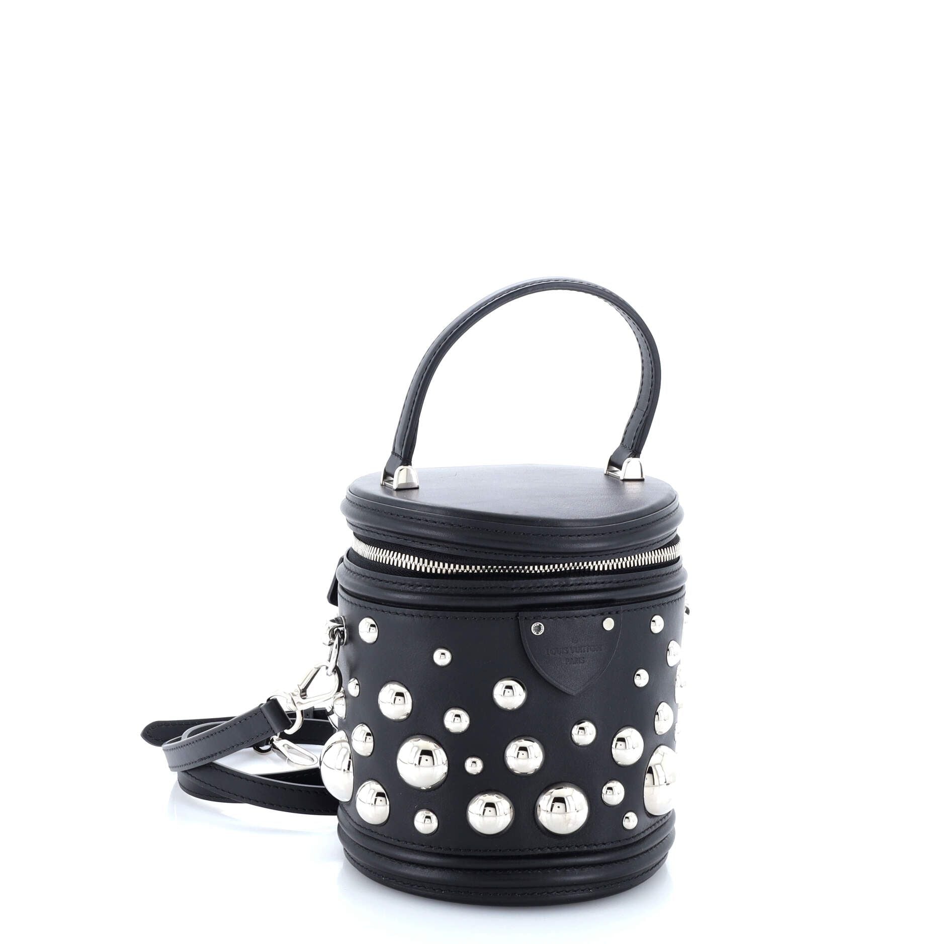 Louis Vuitton Cannes Handbag Yayoi Kusama Embellished Leather